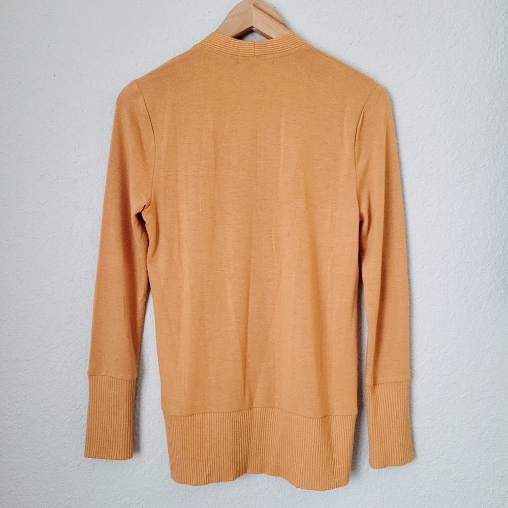 Clothing Ave. Snap Button Long Sleeve Knit Midi Cardigan Small - Picture 6 of 12